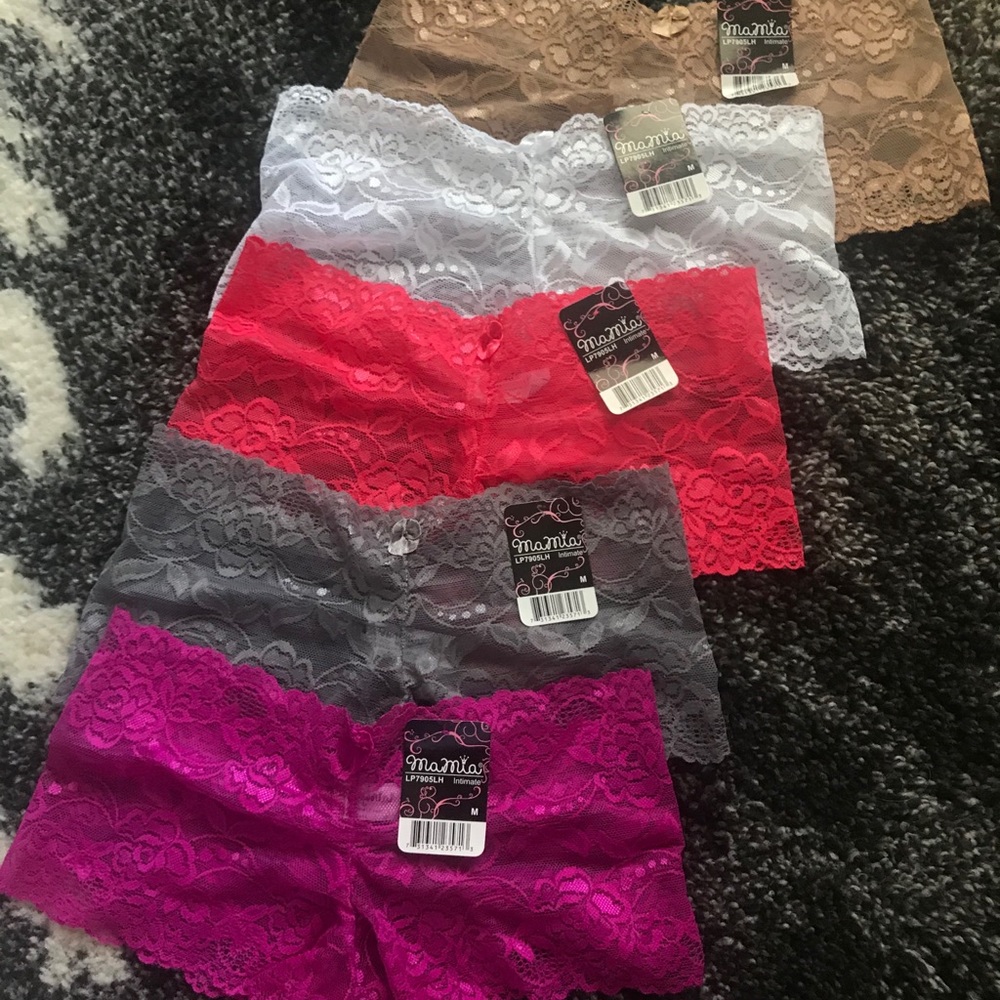 Mamia Lace Boyshort Panty Bundle Medium